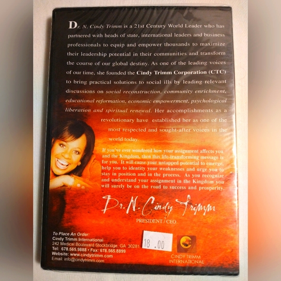 DR.CINDY TRIMM COMMAND YOUR MORNING HARDCOVER & MULTIPLE AUDIO CD BUNDLE (NWT) - Picture 6 of 12